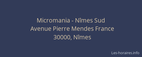 Micromania - Nîmes Sud