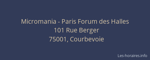 Micromania - Paris Forum des Halles