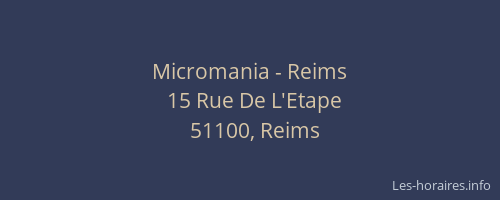 Micromania - Reims