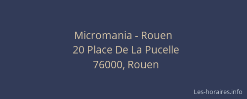 Micromania - Rouen