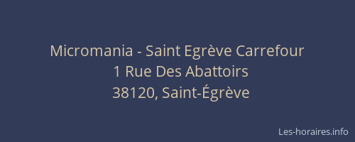 Micromania - Saint Egrève Carrefour