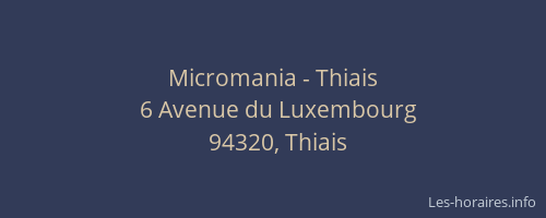 Micromania - Thiais