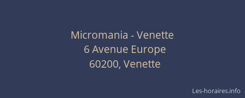 Micromania - Venette