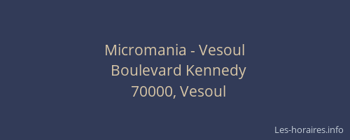 Micromania - Vesoul