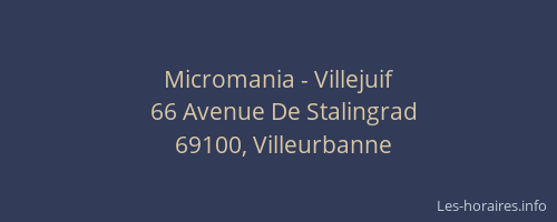 Micromania - Villejuif