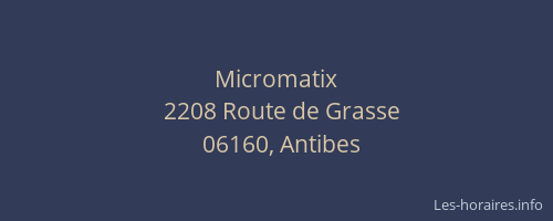 Micromatix