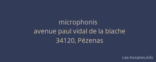 microphonis
