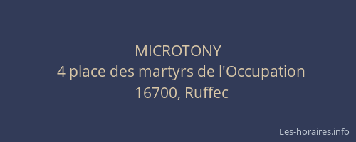MICROTONY