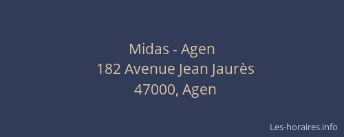 Midas - Agen