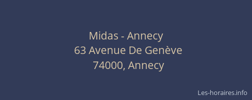 Midas - Annecy