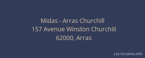 Midas - Arras Churchill