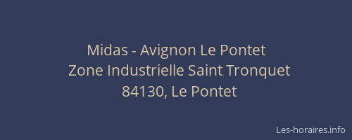 Midas - Avignon Le Pontet