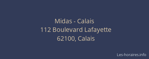 Midas - Calais