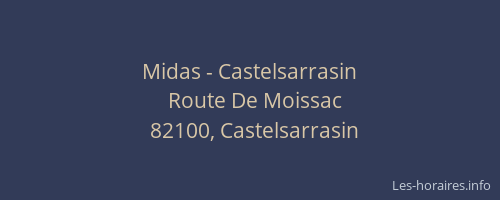 Midas - Castelsarrasin