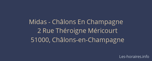 Midas - Châlons En Champagne
