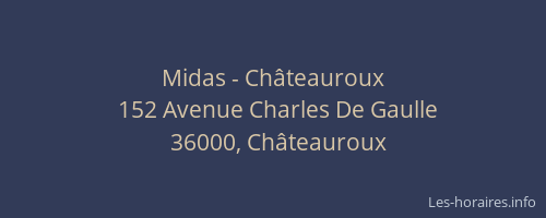 Midas - Châteauroux