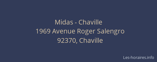 Midas - Chaville