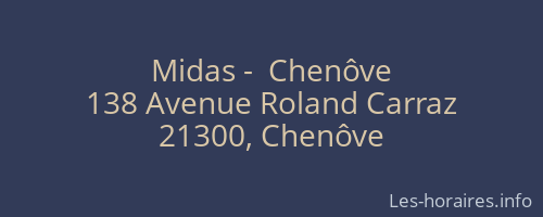Midas -  Chenôve