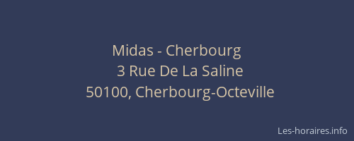 Midas - Cherbourg