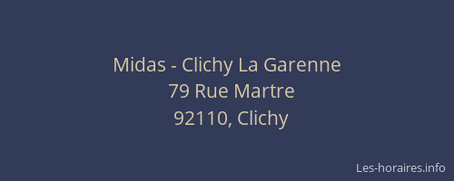Midas - Clichy La Garenne