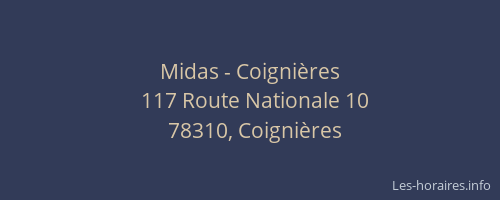 Midas - Coignières