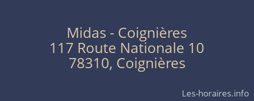 Midas - Coignières