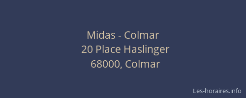 Midas - Colmar