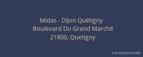 Midas - Dijon Quétigny