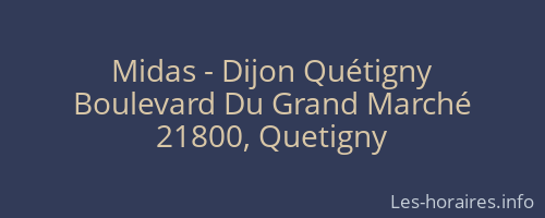Midas - Dijon Quétigny