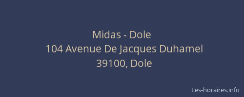 Midas - Dole