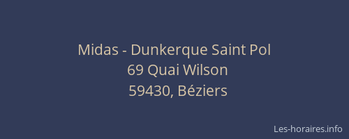 Midas - Dunkerque Saint Pol