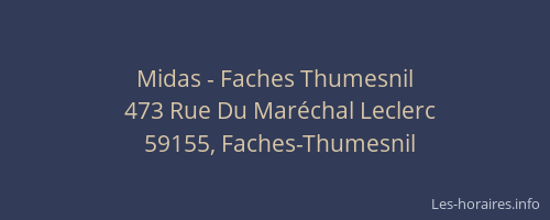 Midas - Faches Thumesnil