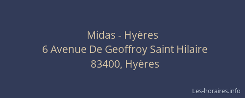 Midas - Hyères
