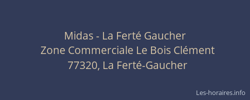 Midas - La Ferté Gaucher