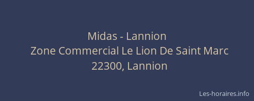 Midas - Lannion