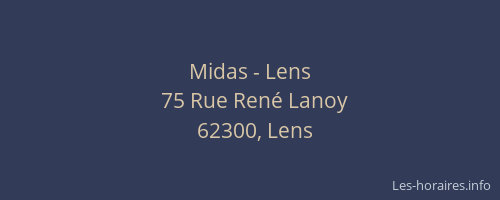 Midas - Lens