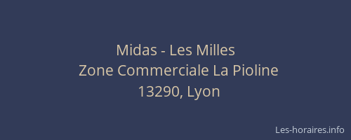 Midas - Les Milles