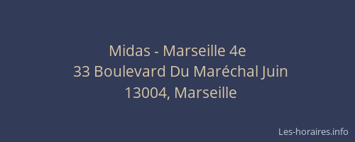 Midas - Marseille 4e