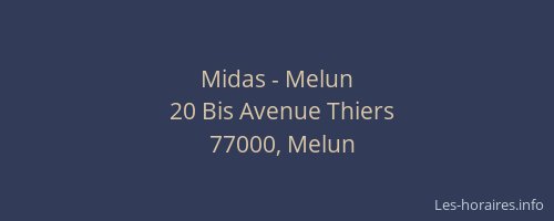 Midas - Melun