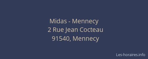 Midas - Mennecy