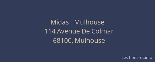Midas - Mulhouse
