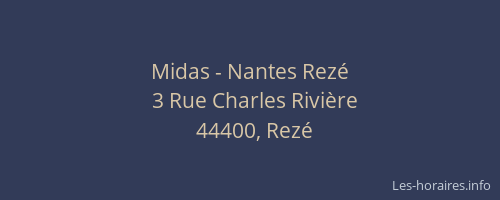 Midas - Nantes Rezé