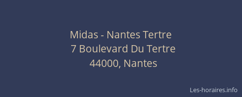 Midas - Nantes Tertre