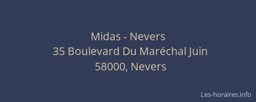 Midas - Nevers