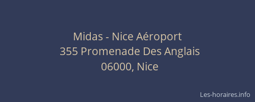 Midas - Nice Aéroport