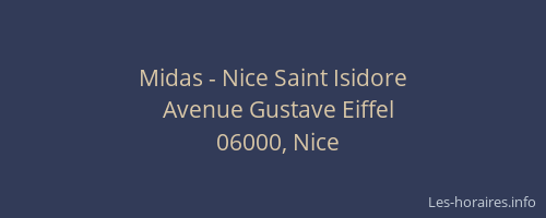 Midas - Nice Saint Isidore