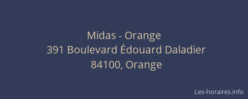 Midas - Orange