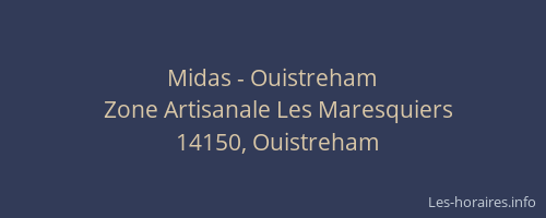 Midas - Ouistreham