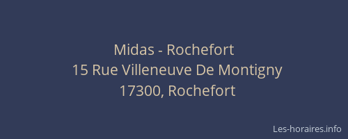 Midas - Rochefort