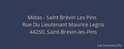 Midas - Saint Brévin Les Pins